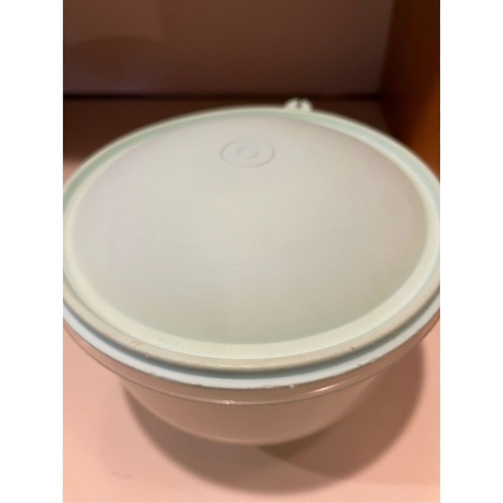 Vintage Tupperware Lettuce Keeper Produce Storage Container Mint Green - Picture 5 of 8